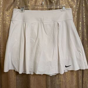 Nike Dri Fit White Stretchy Tennis Golf Athletic Skirt Skort XL